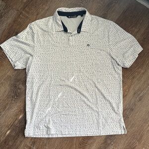 Travis Mathew White Polo Shirt